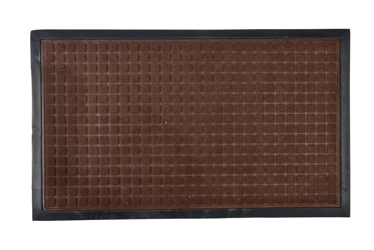 FUSSMATTE Sira - Braun, Kunststoff (45/75cm) - Mondex