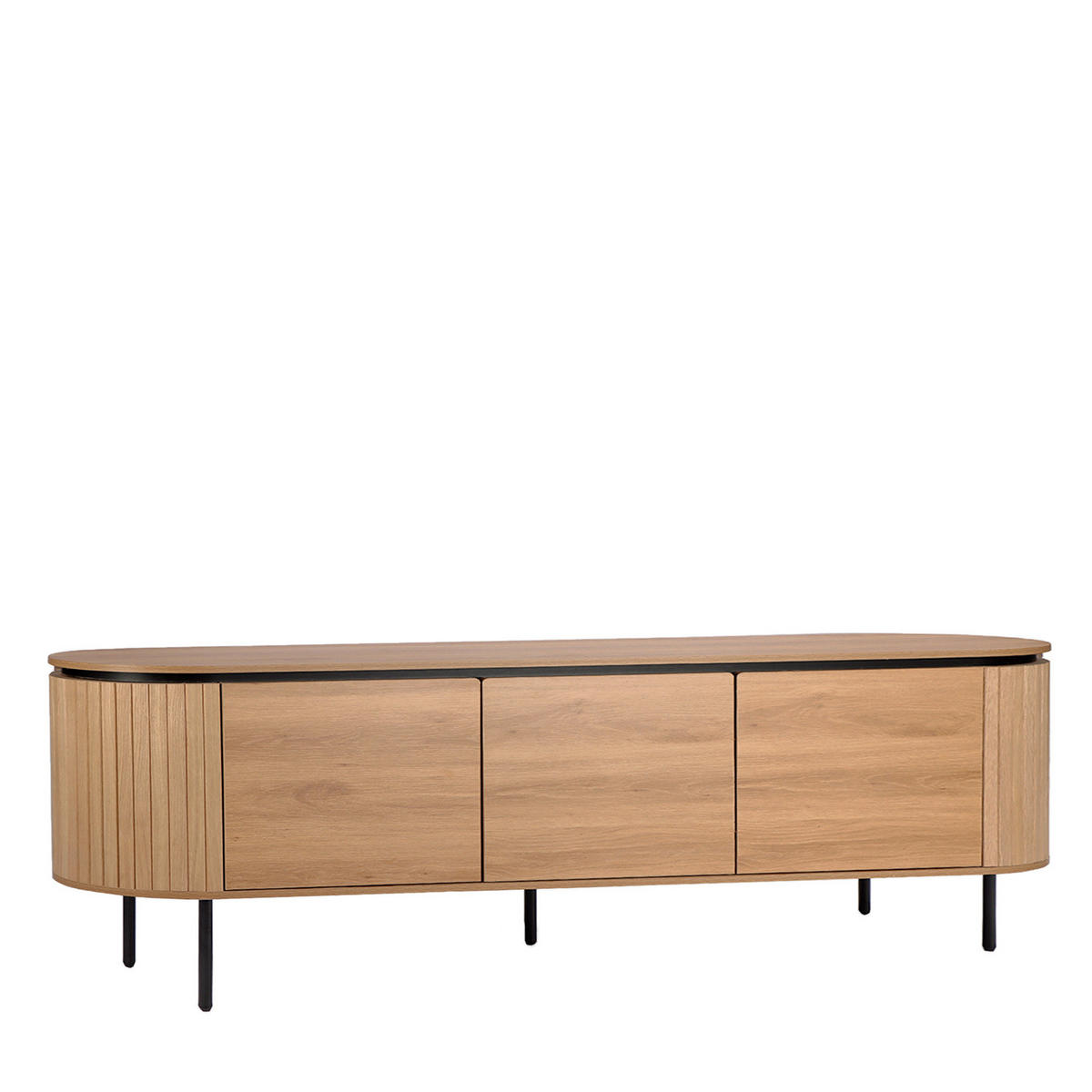 TV-ELEMENT Helios Natürlich 160 cm x 55 cm - Naturfarben, Holzwerkstoff (160/55/40cm)