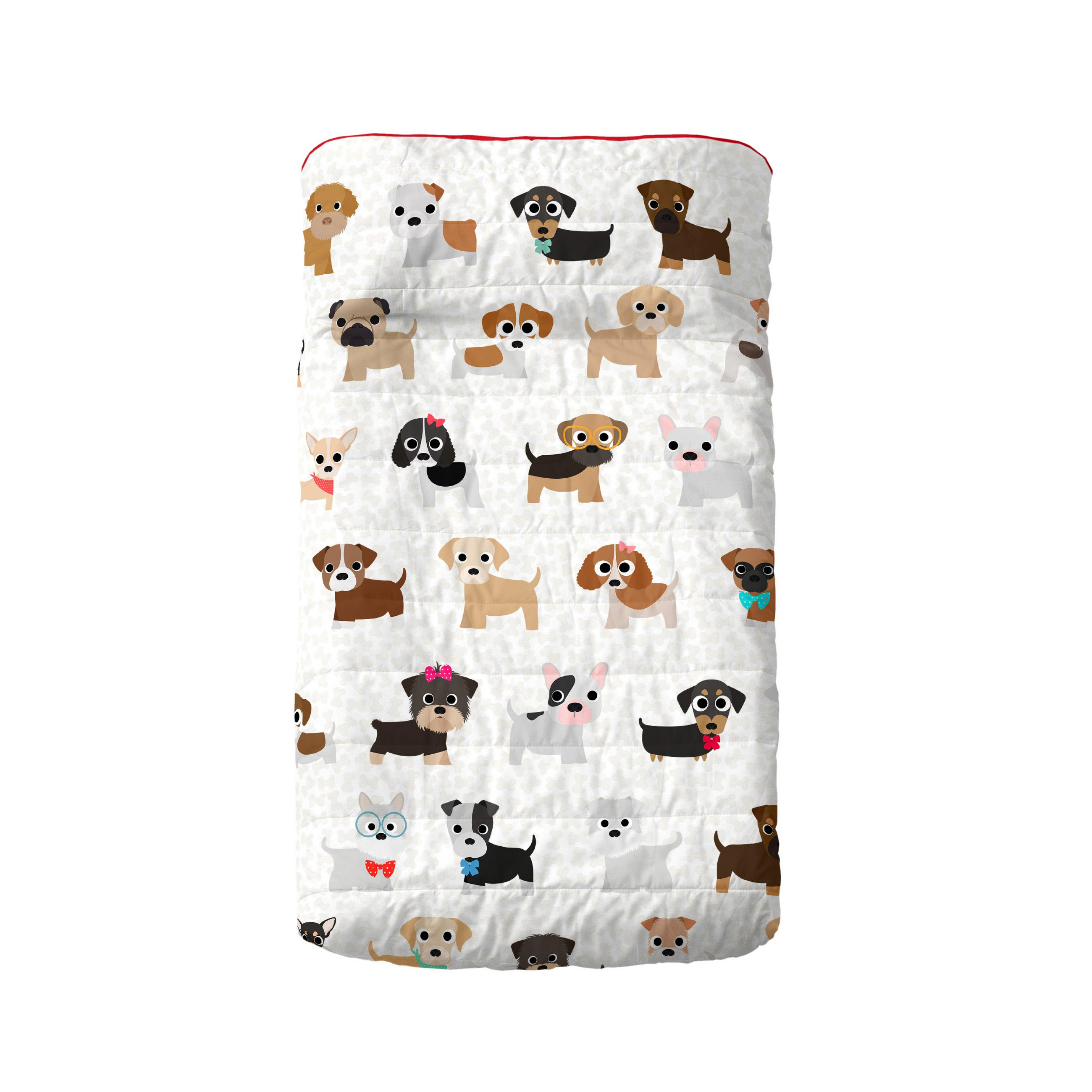 TAGESDECKE dogs 100x130 cm (kinderbett) mehrfarbig - Multicolor, Textil (100/130cm) - Happy Friday