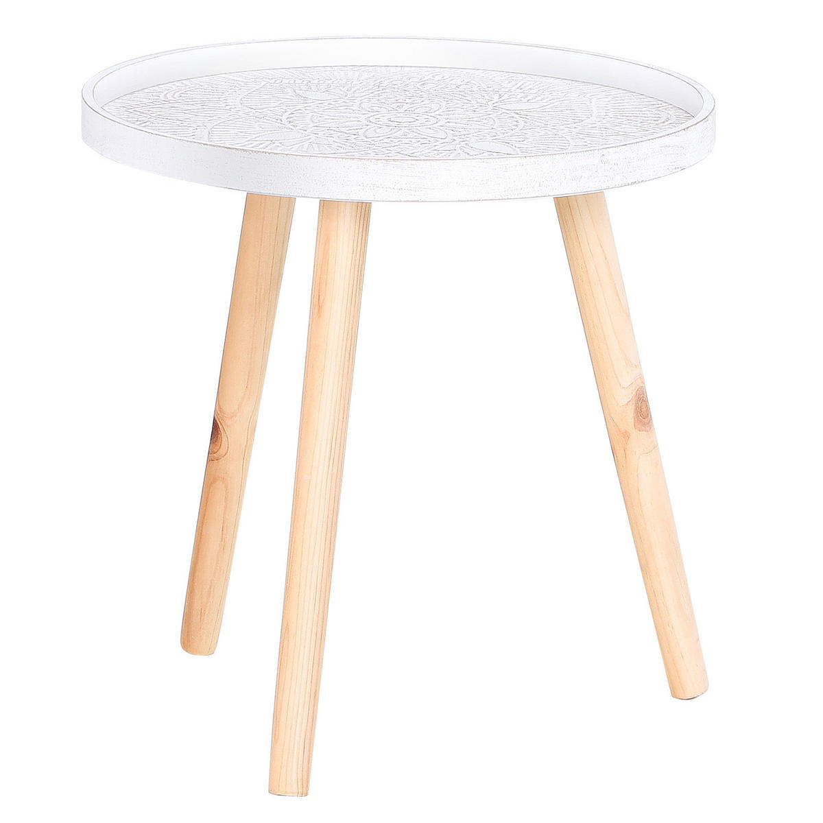 BEISTELLTISCH Weiß 1 Stück - Weiß, Kunststoff (40/40/40.5cm) - GiPP