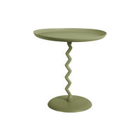 BEISTELLTISCH Zig Zag 40/40/42 cm - Grün, Metall (40/40/42cm) - Leitmotiv