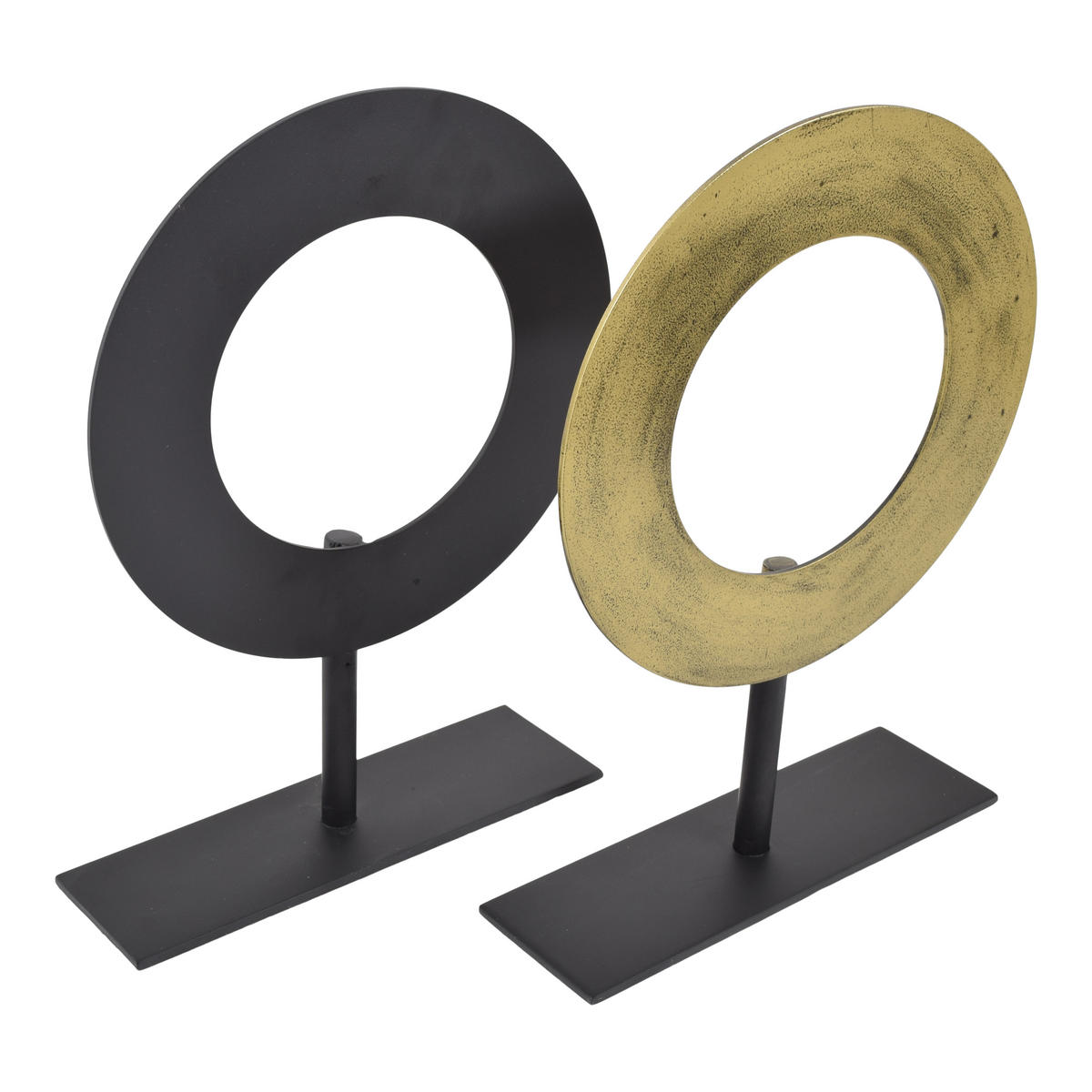 ORNAMENT Joris Schwarz - Schwarz, Metall (35/35/7cm) - LOFT42