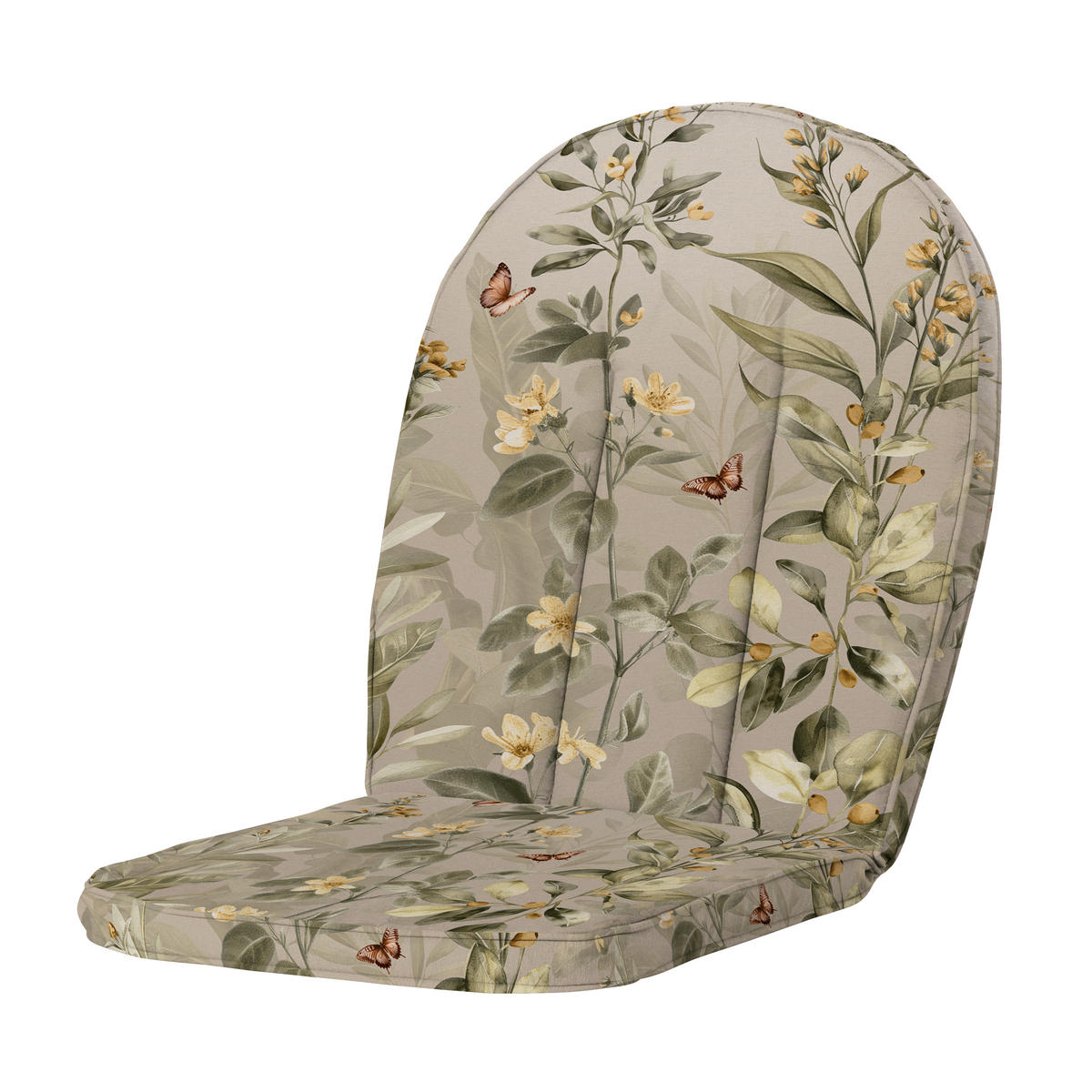 GARTENSTUHLKISSEN Elisa - Mehrfarbig - 105/52/5 cm - 4er-Set - Multicolor, Textil (52/5/105cm) - Madison