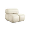 SESSEL Kunstleder Beige - Beige/Creme, Leder/Kunststoff (96/70/95cm) - Makamii