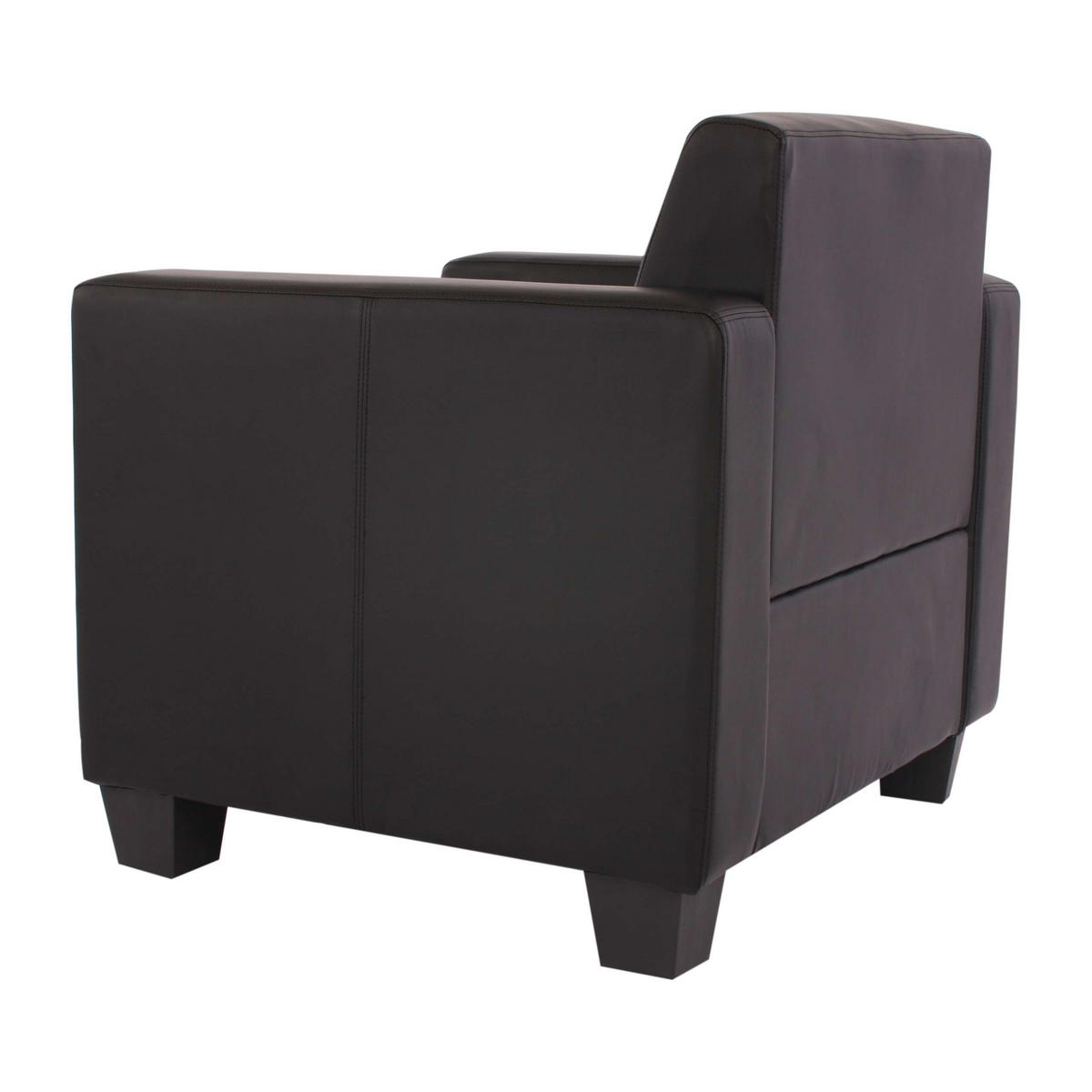 SESSEL MIT OTTOMANE Schwarz - Schwarz, Textil (82/76/72cm) - MCW