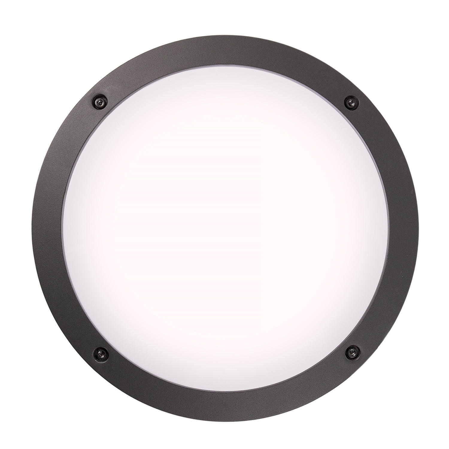 AUSSENLEUCHTE Carlota - Anthrazit, Metall (30/30/9cm) - Paco Home