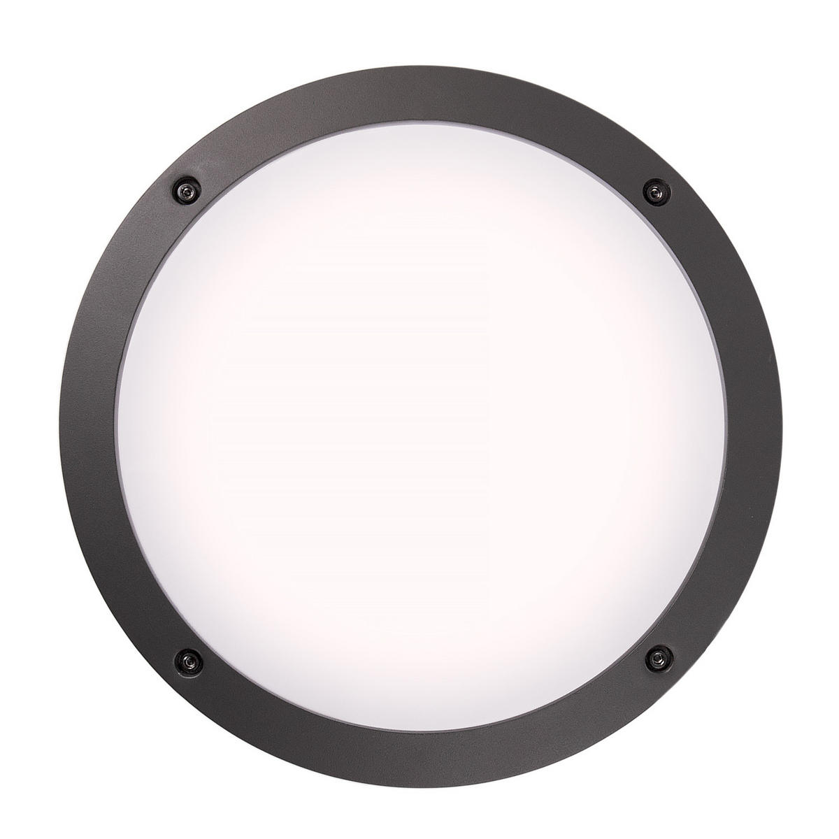 AUSSENLEUCHTE Carlota - Anthrazit, Metall (30/30/9cm) - Paco Home