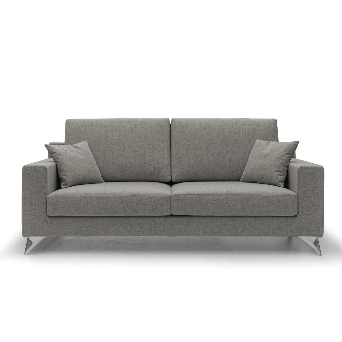 LINEARSOFA Michael - Taupe, Textil (206/95/91cm) - Divani.store