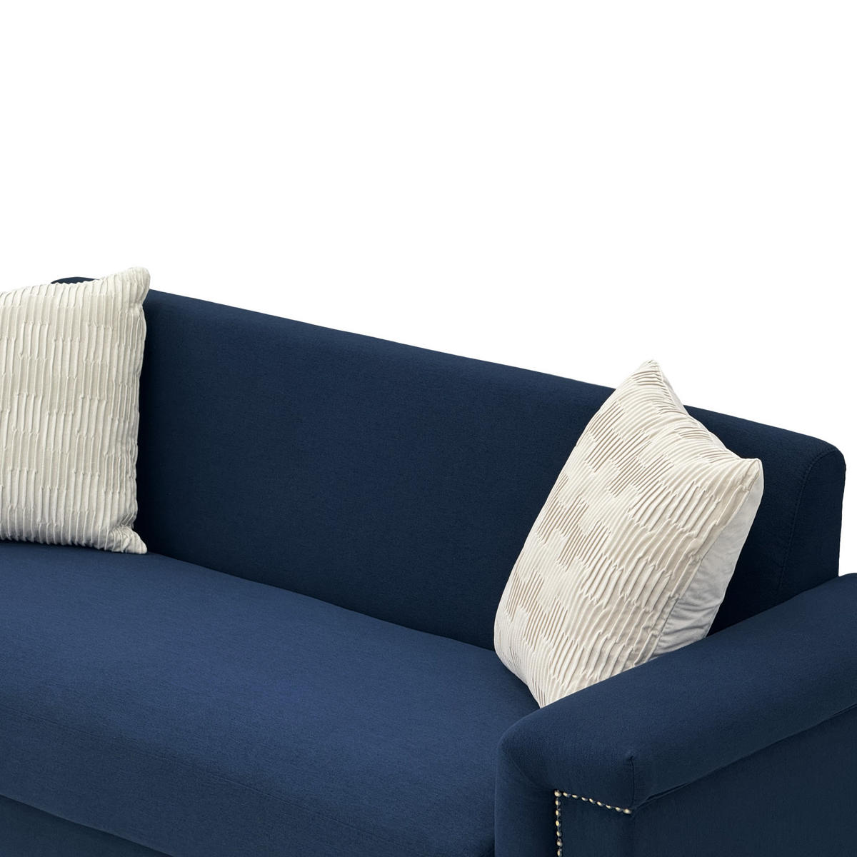 SOFA 2-Sitzer 172/73,5/81,5 cm Blau - Blau, Holz/Textil (73.5/81.5/172cm)