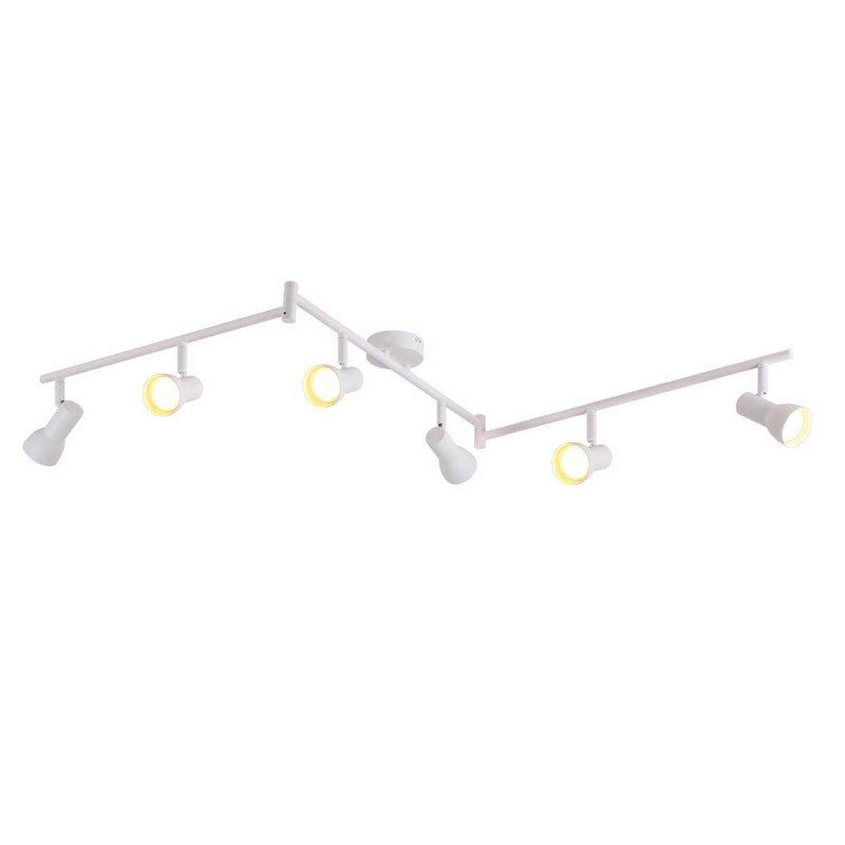 DECKENLEUCHTE Lemons 150/8/18.5cm - Weiß, Metall (150/8/18.5cm) - Nettlife