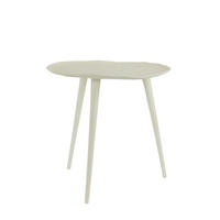 BEISTELLTISCH Asarpai Weiß Ø46/44 cm - Weiß, Metall (46/46/44cm) - Light & Living