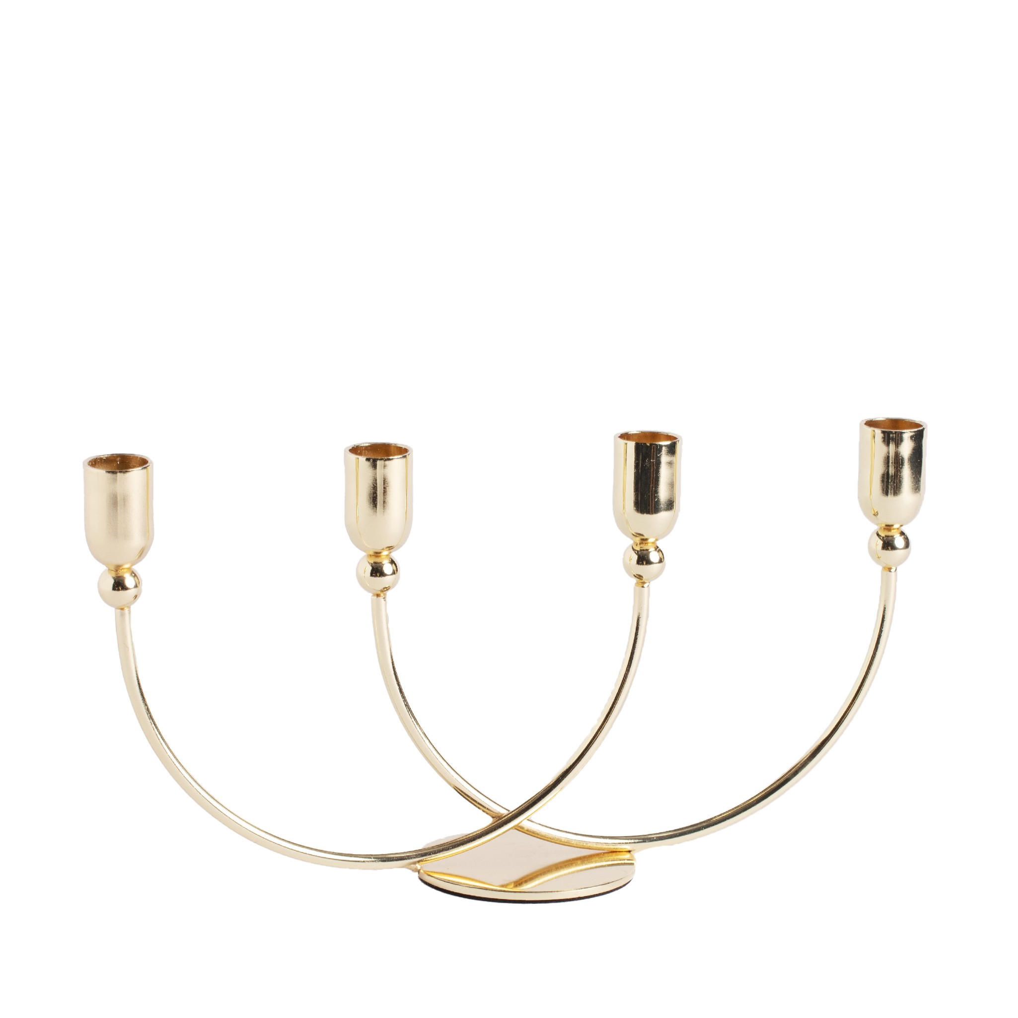 KERZENSTÄNDER Conceptosi - Goldfarben, Metall (8/15.5/31cm) - home&you