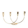 KERZENSTÄNDER Conceptosi - Goldfarben, Metall (8/15.5/31cm) - home&you