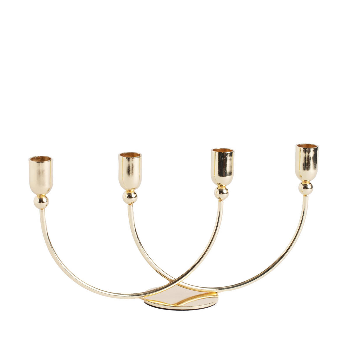 KERZENSTÄNDER Conceptosi - Goldfarben, Metall (8/15.5/31cm) - home&you