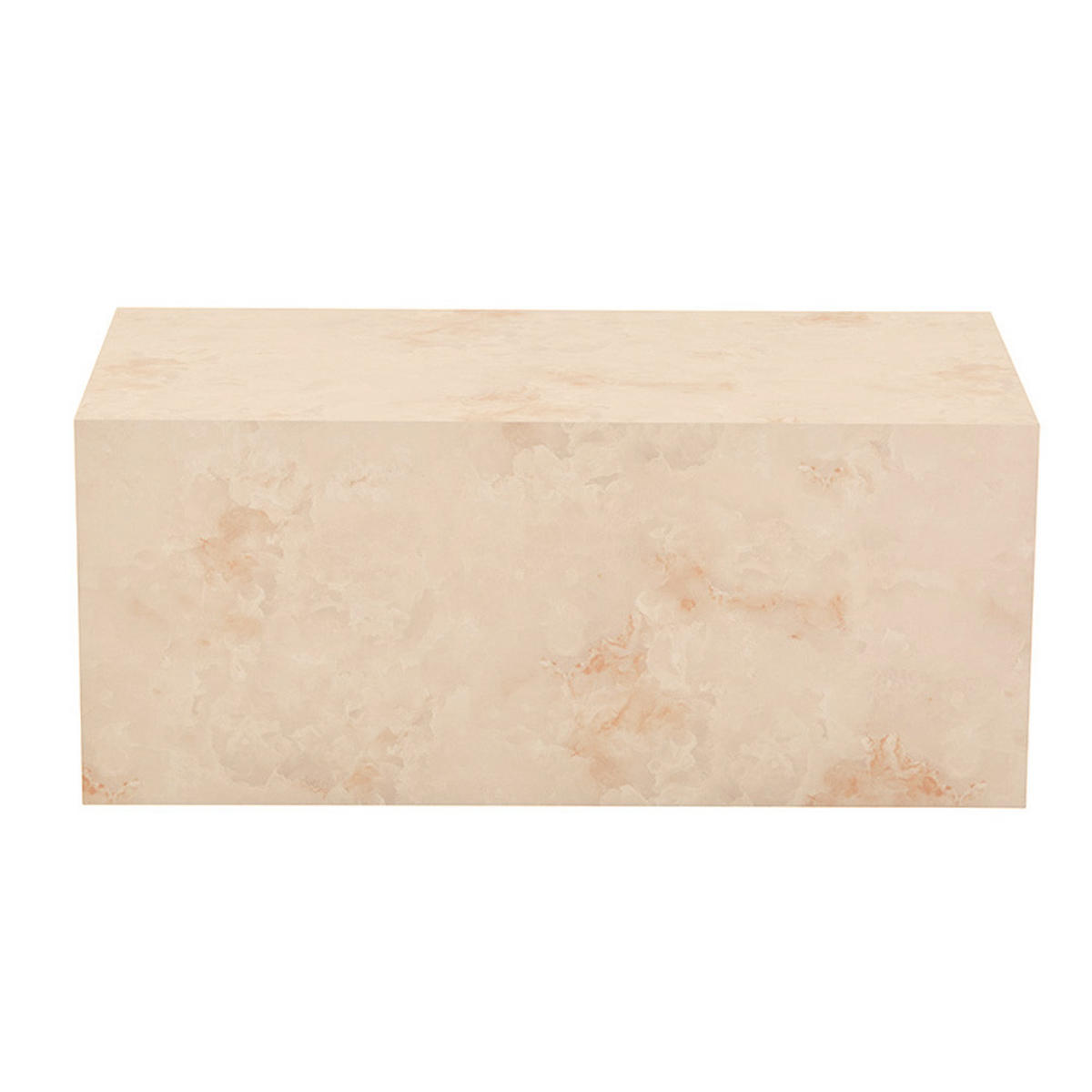COUCHTISCH AMIRI L - Sandstein, 95 x 40 x 50 cm - Beige, Holzwerkstoff/Textil (50/95/40cm) - Home Deluxe