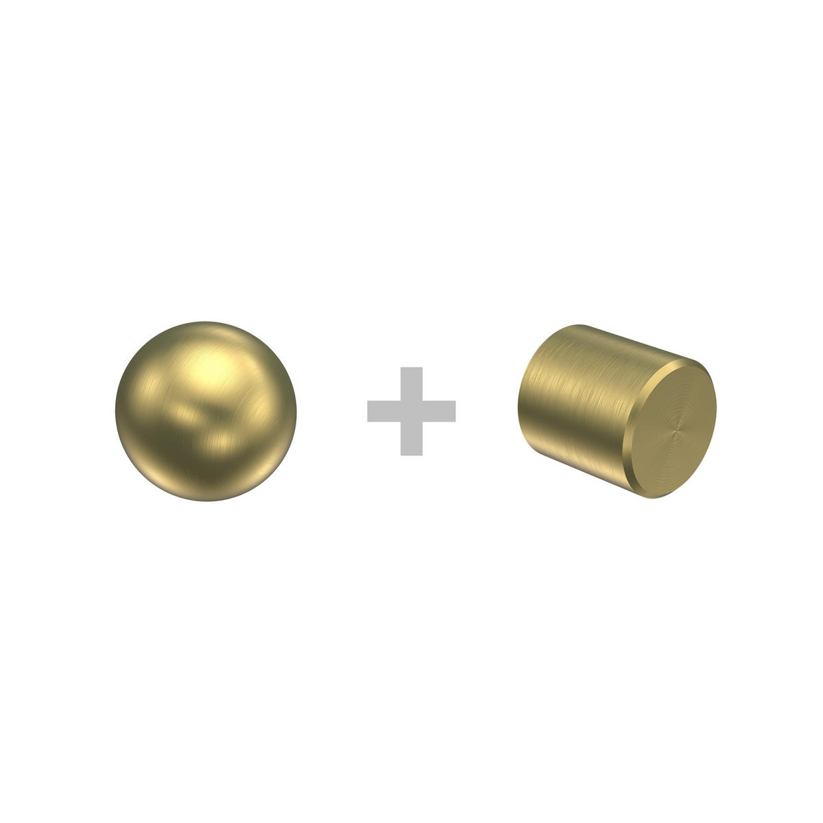 GARDINENSTANGE INNENLAUF Siteno Luino 280 cm (geteilt in 2 x 140 cm), 2-läufig, 20 mm Ø Messing-Optik - Messingfarben, Metall (280cm) - INTERDECO