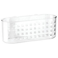 DUSCHKORB mit Saugnäpfen - Transparent, Kunststoff (25.91/13.21/4.3cm) - Calicosy