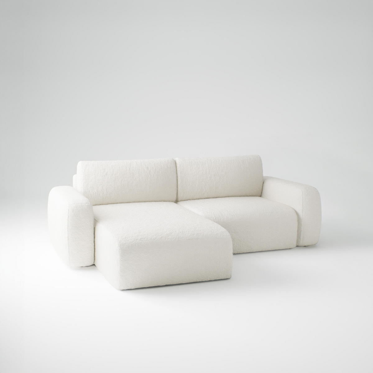ECKSOFA Varde mini Universelle Elfenbein (Anthology 1) - Creme, Textil (148/257cm) - Fedve