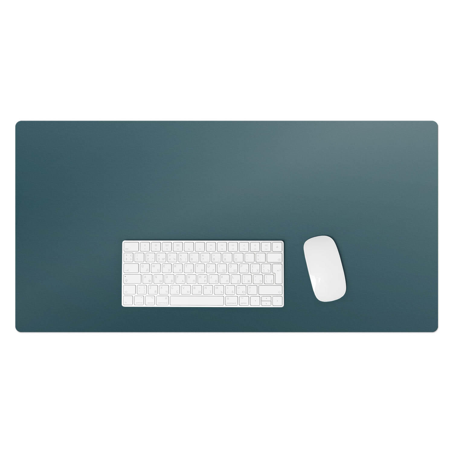 Wallfluent Schreibtischunterlage Dunkelblau 45x1.6x90 cm