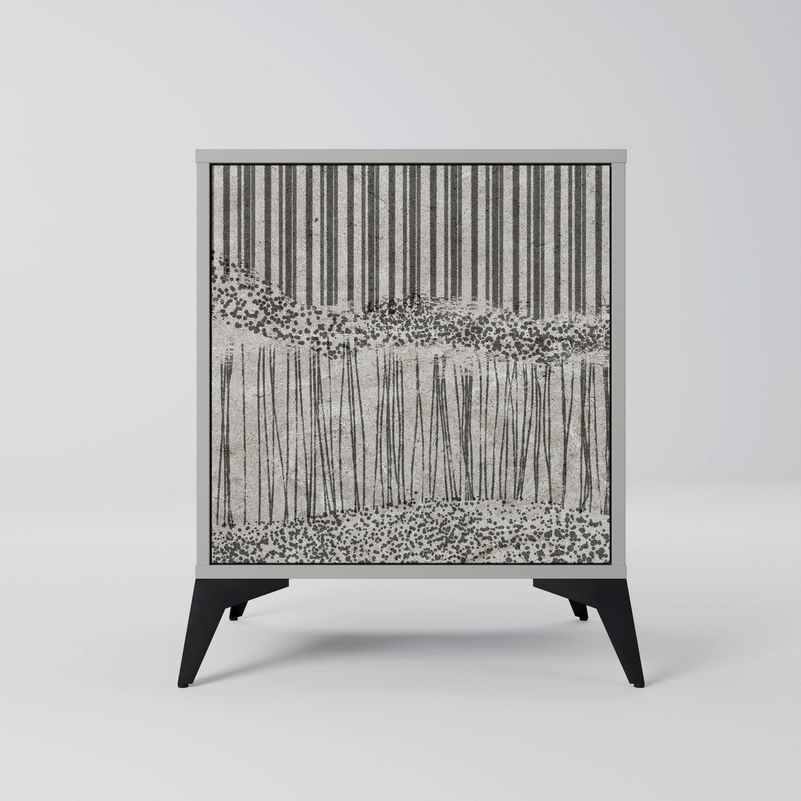 SpaceRebels Sideboard Grau 57.5x70.5x42 cm