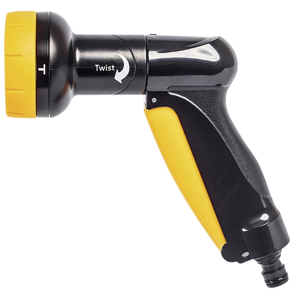 GARTENBRAUSE Sprinkler 2in1 - Schwarz, Kunststoff (14/21/7cm) - Maximex