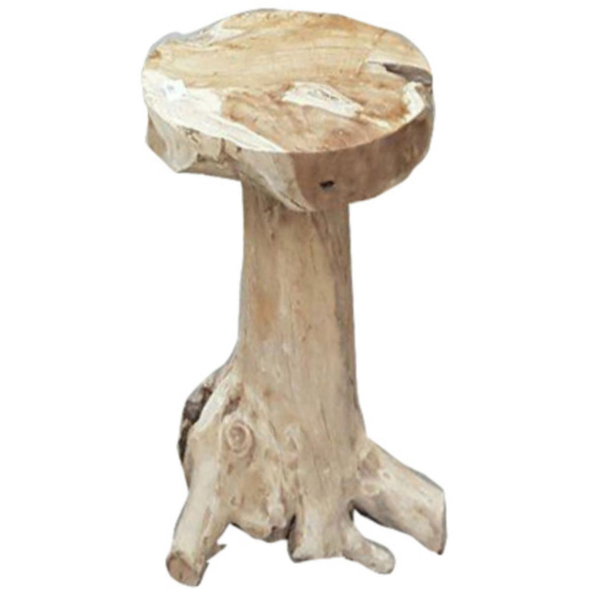 BARSET Joel Teak Natur 102x60x90cm - Hellbraun, Holz (60/102/90cm) - DELUKE