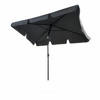 SONNENSCHRIM Grau 235/200 cm - Schwarz/Grau, Metall (200/125cm) - Akord