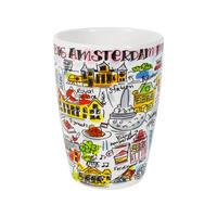 XL-BECHER Amsterdam in Bunt - 500 ml - Multicolor, Keramik (0.5L) - Blond Amsterdam