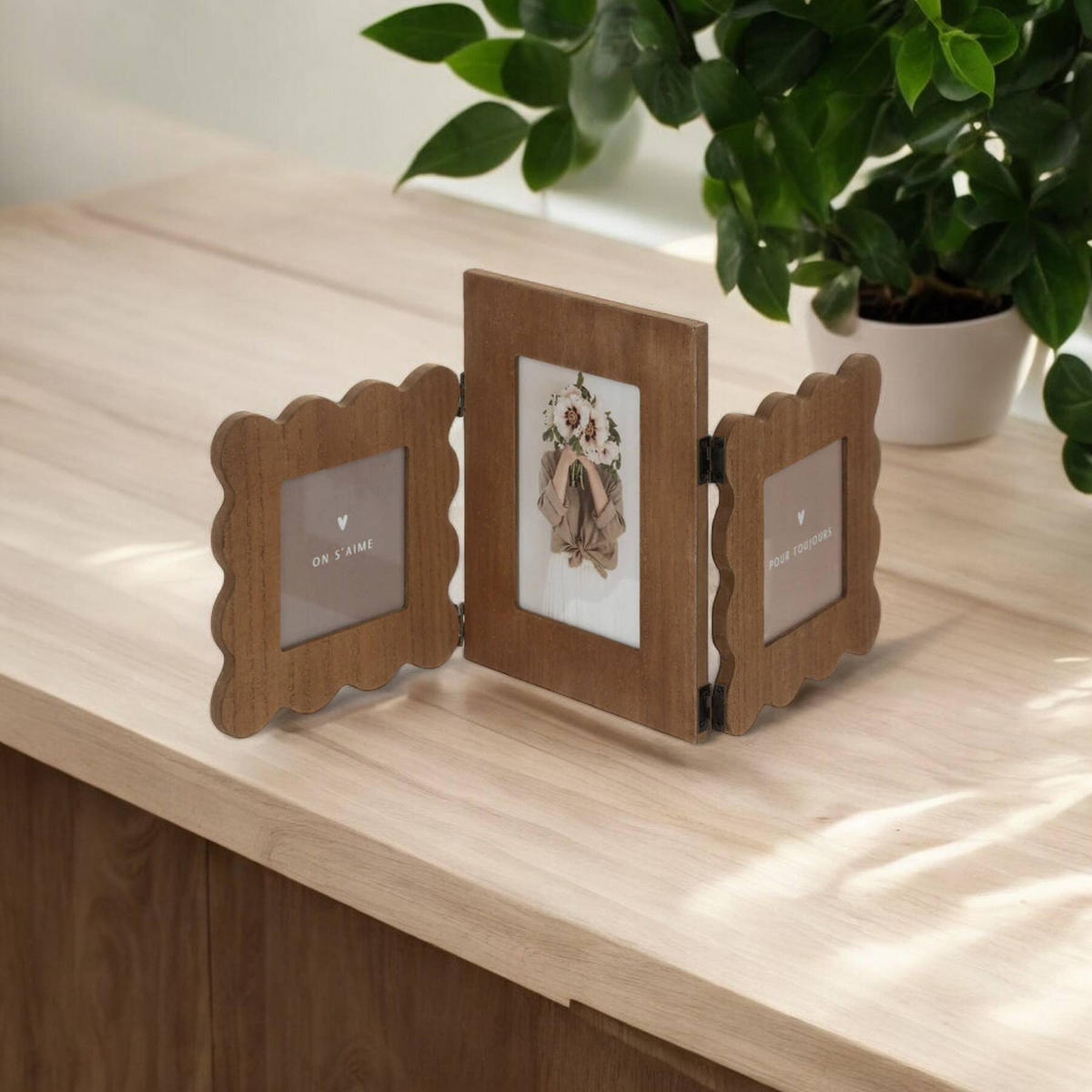 BILDERRAHMEN Briana 50,7/21,7 cm - Braun, Holzwerkstoff (0.9/21.7/50.7cm) - Atmosphera Createur d´interieur