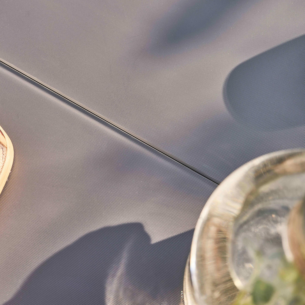GARTENTISCH ausziehbar, Grau - Grau, Metall (320/100/76cm) - Oviala