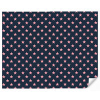 KINDERTAPETE - Muster - Sterne - Rosa - 280x220 cm - Anthrazit, Papier (280/220cm) - OnlyWow