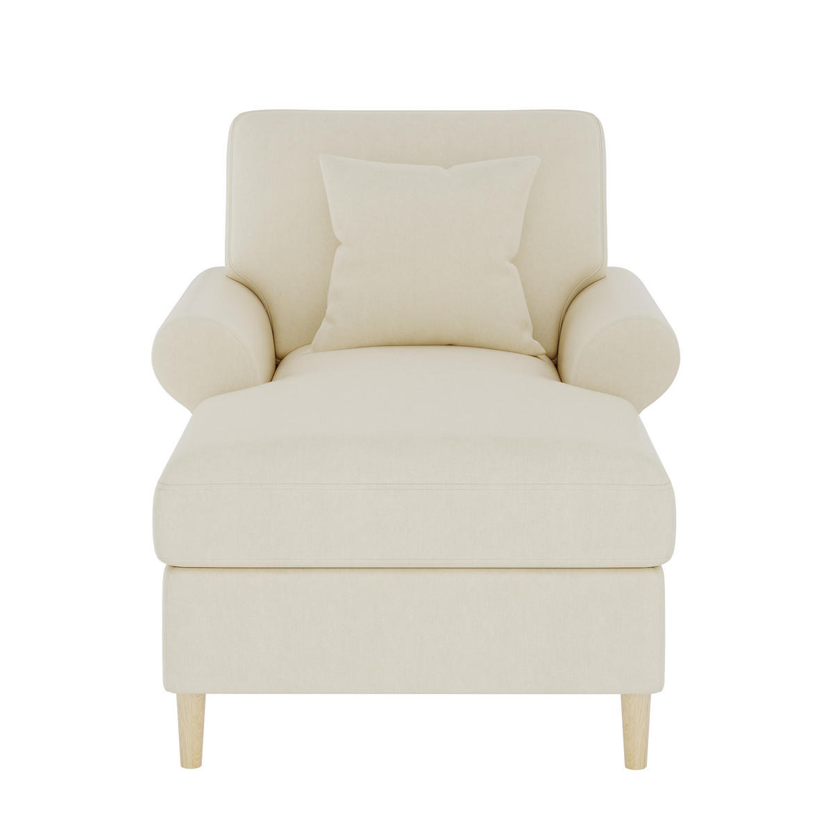 SCHLAFSESSEL 133/87/90 cm mit Liegefläche 87/133 cm, manuell verstellbar - Beige, Textil (87/90/133cm) - BEAOK
