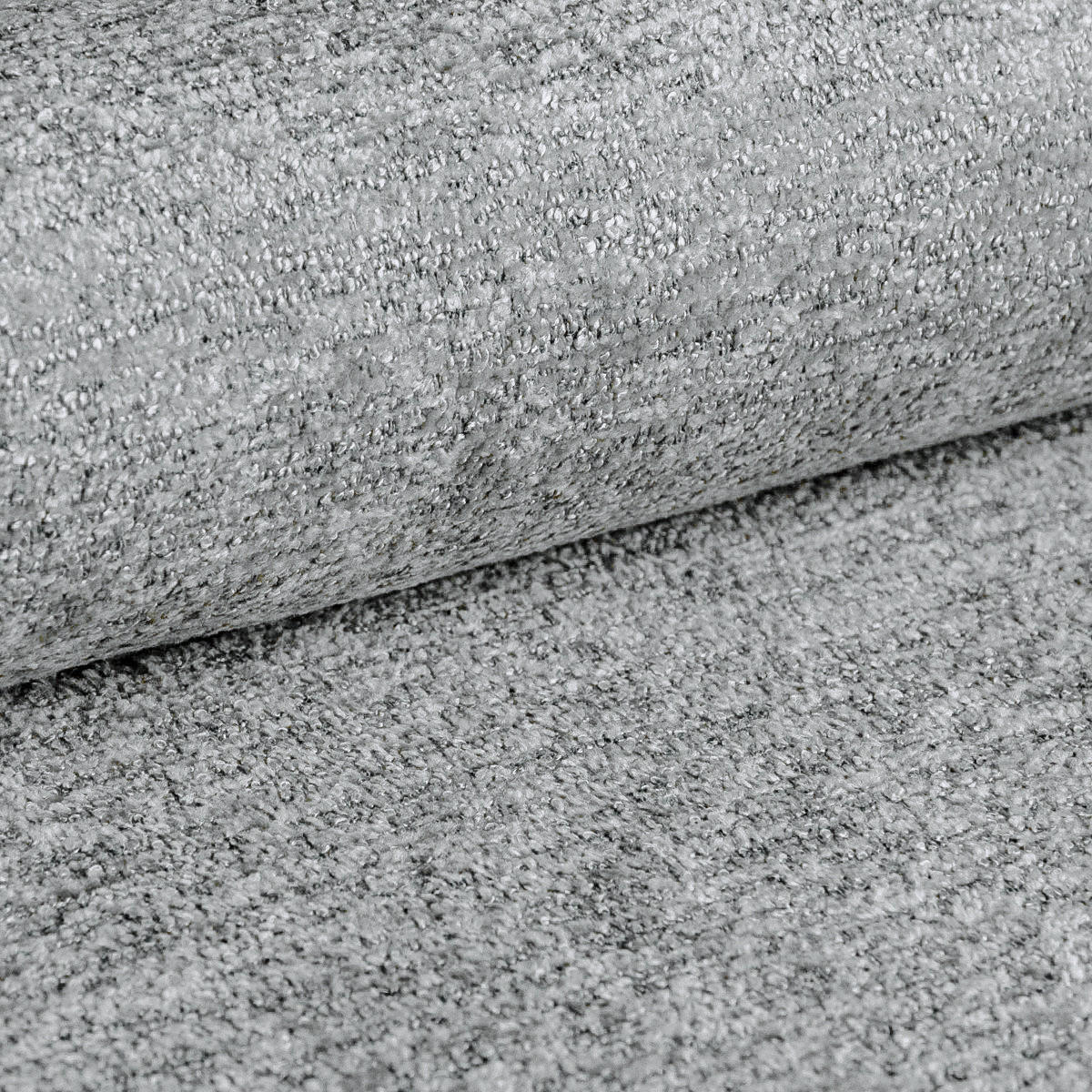 POLSTER-KINDERBETT LUKA 90x200 cm, links, mit Ausziehbett – Grau - Grau, Textil - KS Home Concept