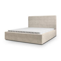 POLSTERBETT MIRETTI 140x200 cm mit Bettkästen - Creme - Creme, Holz (140/200cm) - MASSENO