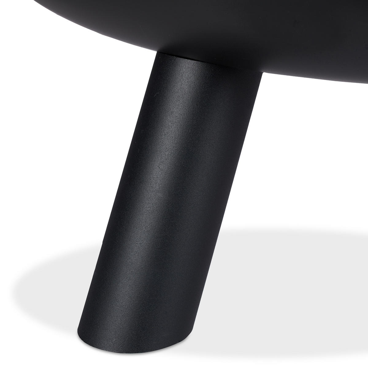 FEUERSCHALE - Schwarz, Metall (75/58/75cm) - Relaxdays