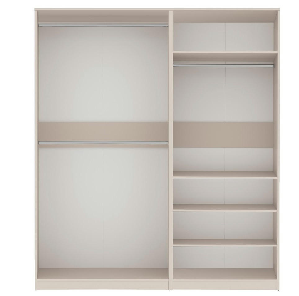 GARDEROBENSCHRANK OFFEN TRES K/C CASHMERE 180/206/51 cm - Kaschmir, Holzwerkstoff (180/206/51cm) - Marmex Möbel