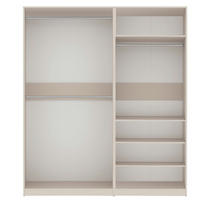 GARDEROBENSCHRANK OFFEN TRES K/C CASHMERE 180/206/51 cm - Kaschmir, Holzwerkstoff (180/206/51cm) - Marmex Möbel