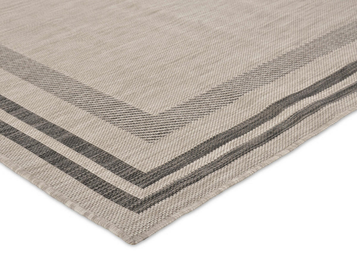 OUTDOOR-TEPPICH Terrace Hellgrau/Beige 200x290 cm - Multicolor, Textil (200/290cm) - Vercai Rugs