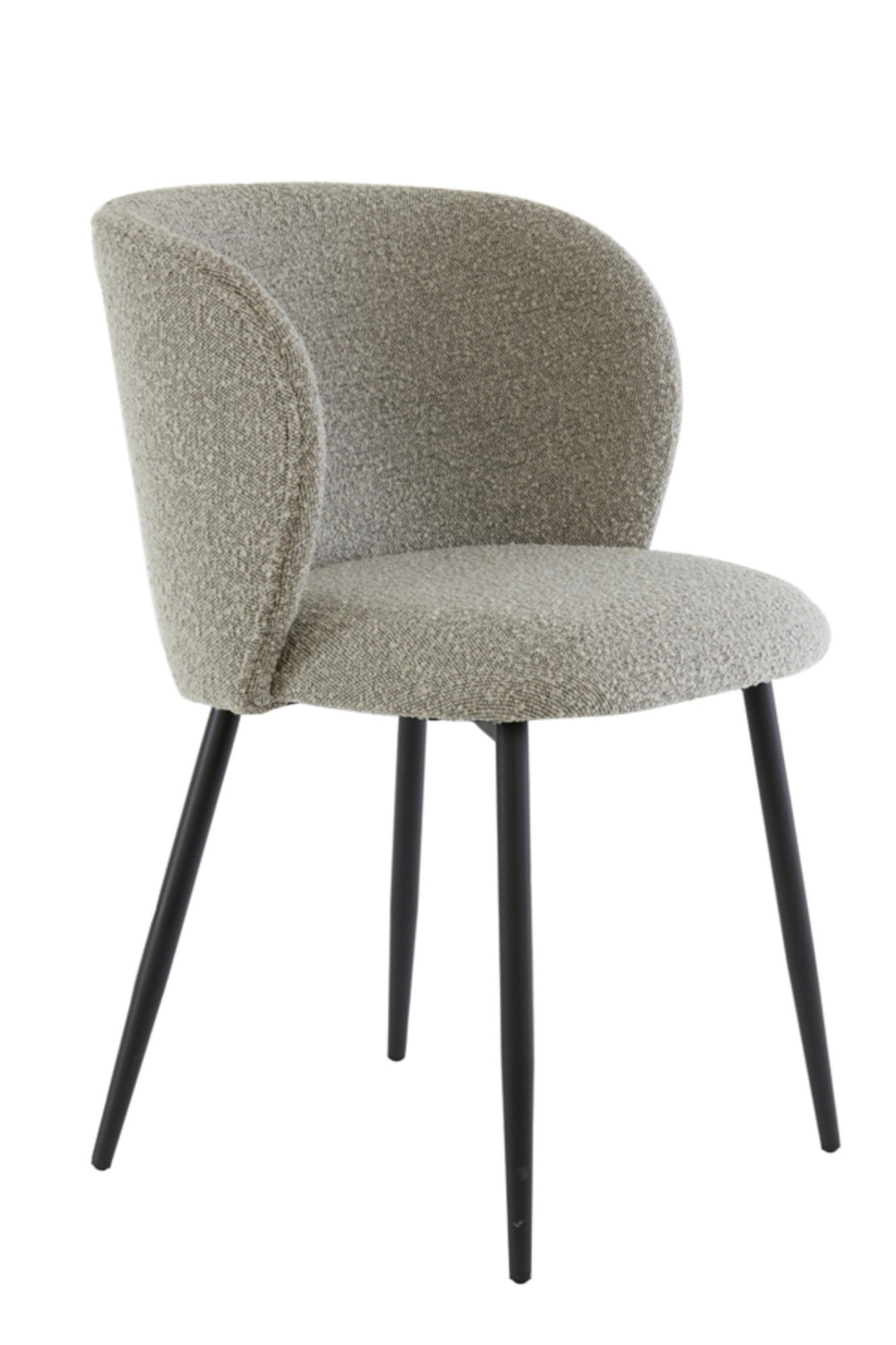 ESSZIMMERSTUHL Elyna Grau 56/55/79 cm - Grau, Textil (55/79/56cm) - Light & Living