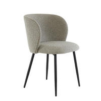 ESSZIMMERSTUHL Elyna Grau 56/55/79 cm - Grau, Textil (55/79/56cm) - Light & Living