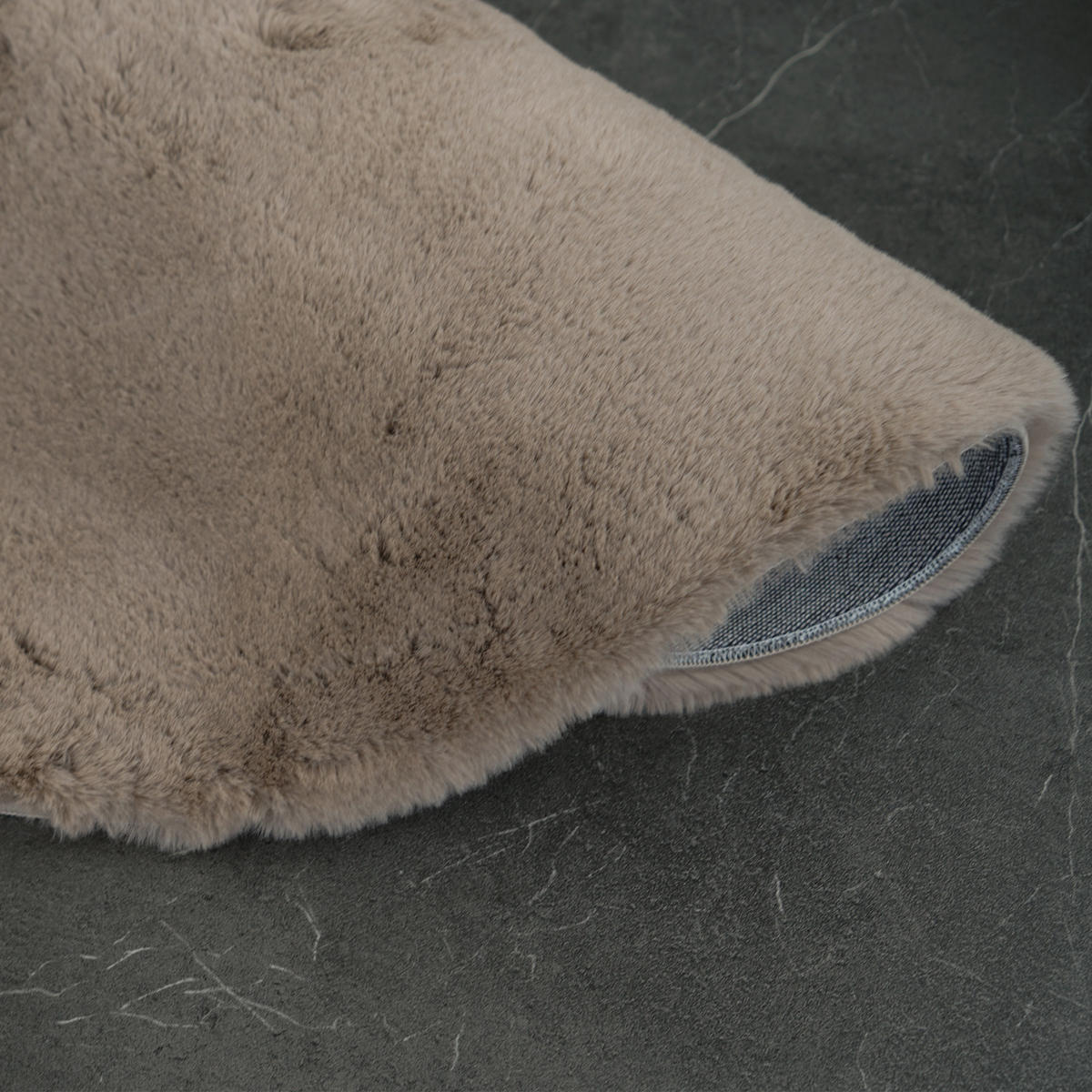 FELLTEPPICH CLOUD SUPER SOFT 200/200 cm Taupe - Taupe, Textil (200/200cm) - Consilio Concept