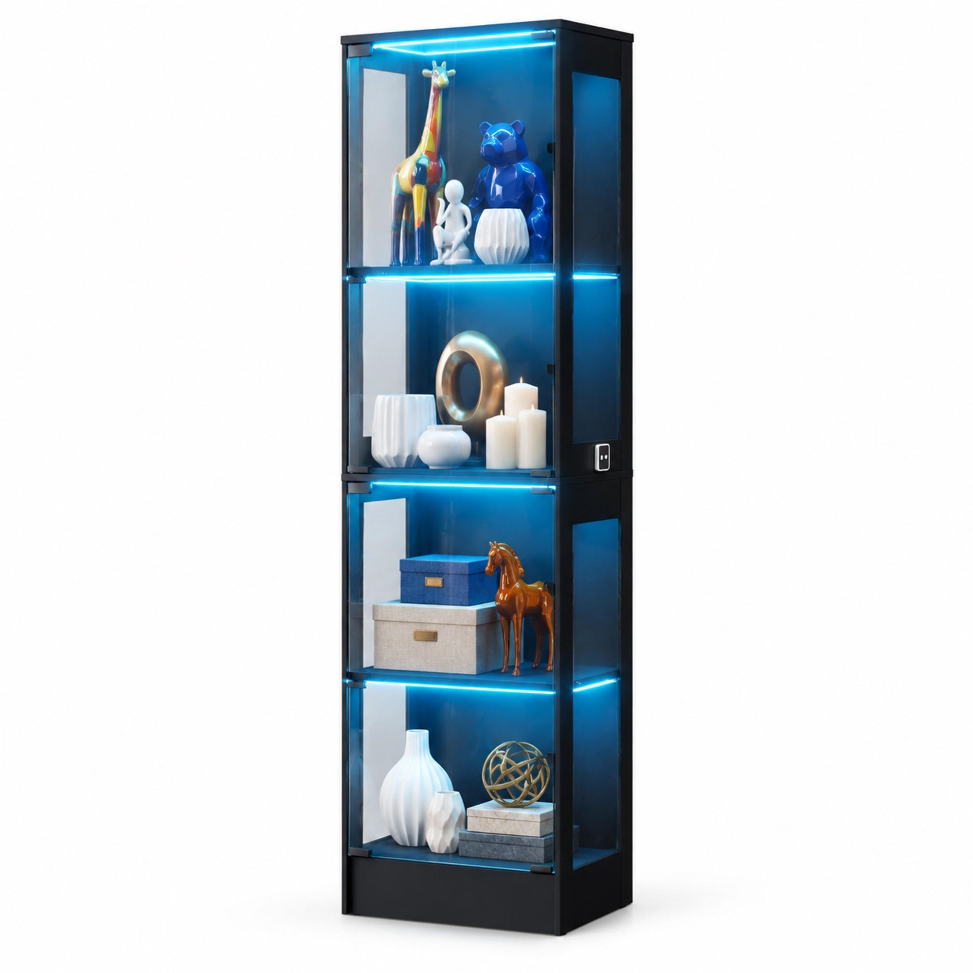 Ivmeu Glasvitrine Natur 40x165x35 cm