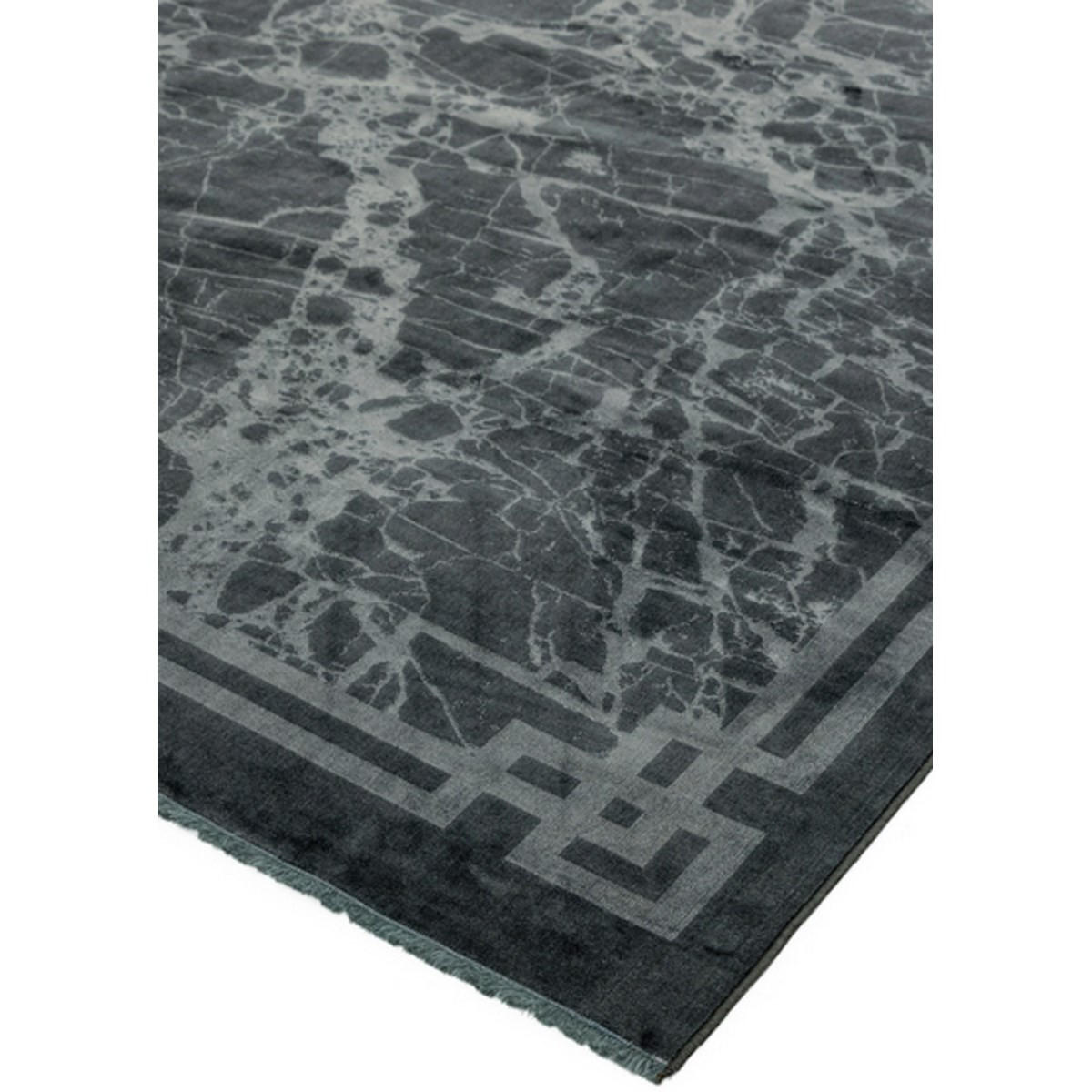 TEPPICH Moderner RAYA BORDER Schwarz 200 x 290 cm - Schwarz, Textil (200/290cm) - Novatrend