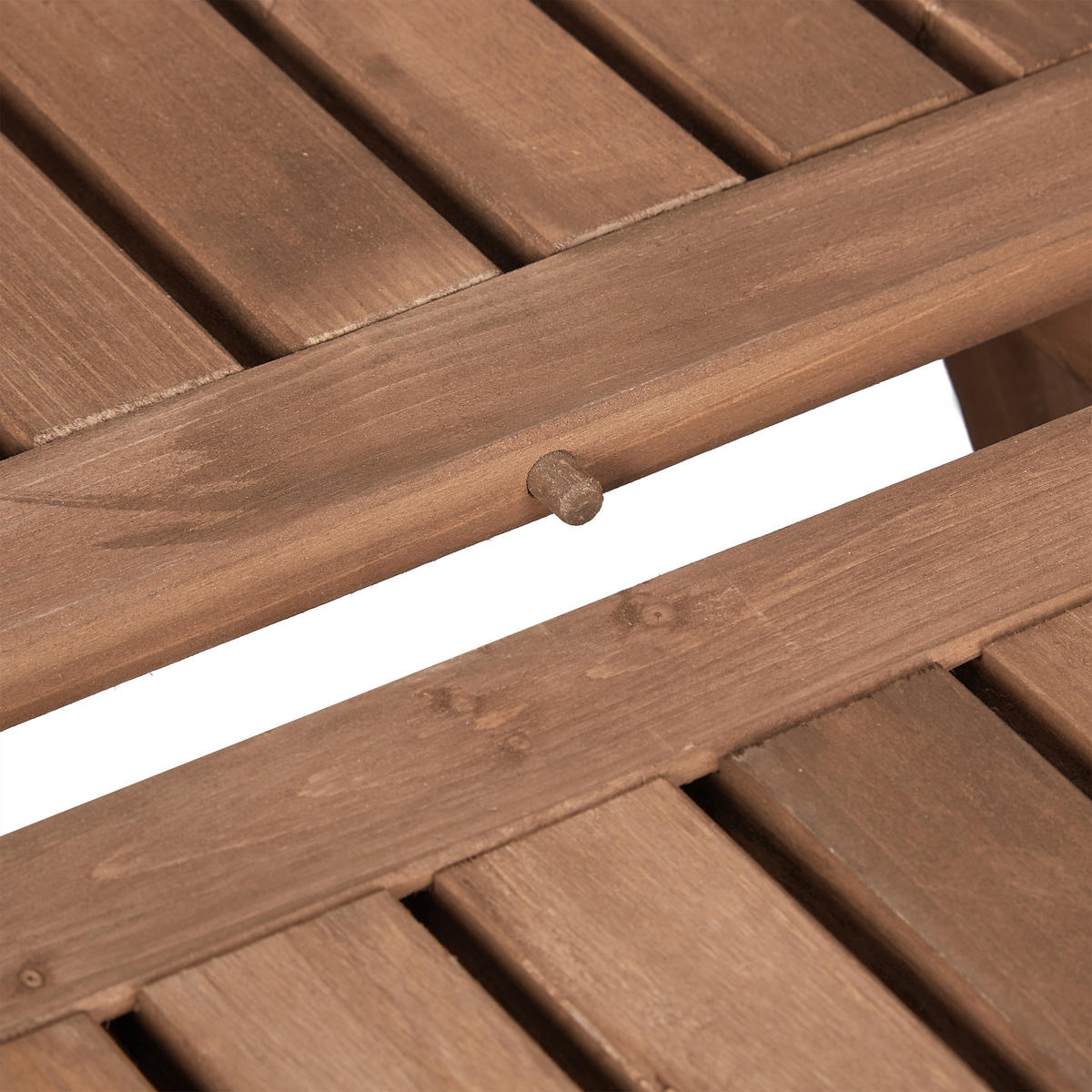 KLAPPTISCH - Braun, Holz (50/50/50cm) - Relaxdays