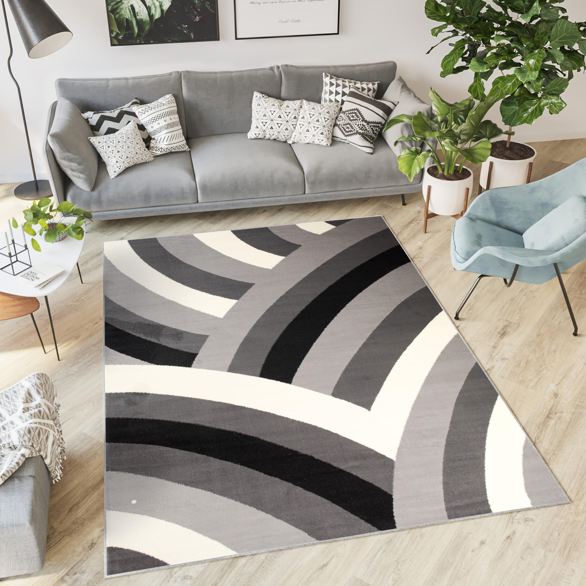 TEPPICH DREAM Grau 80/150 cm - Grau, Textil (80/150cm) - Tapiso