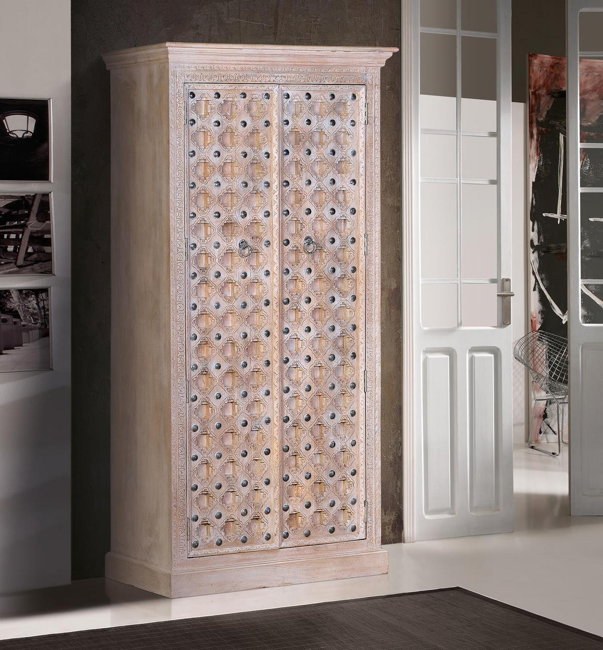 HIGHBOARD aus Mangoholz - Braun, Holz (50/190/97cm) - Giner y Colomer