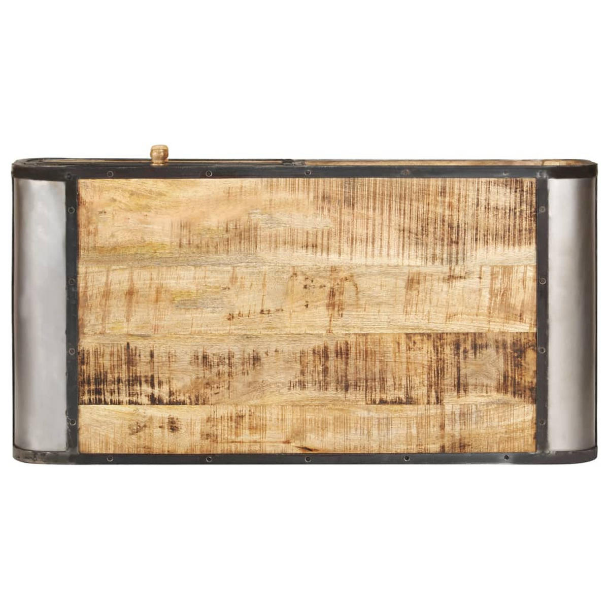 COUCHTISCH 100 x 50 x 35 cm Mango-Massivholz - Braun, Holzwerkstoff (100/50/35cm) - furnicato