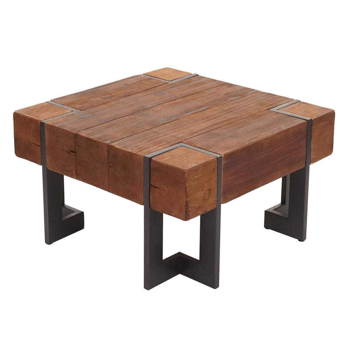 COUCHTISCH quadrat Dunkelbraun - Dunkelbraun, Holz (70/70/40cm) - MCW