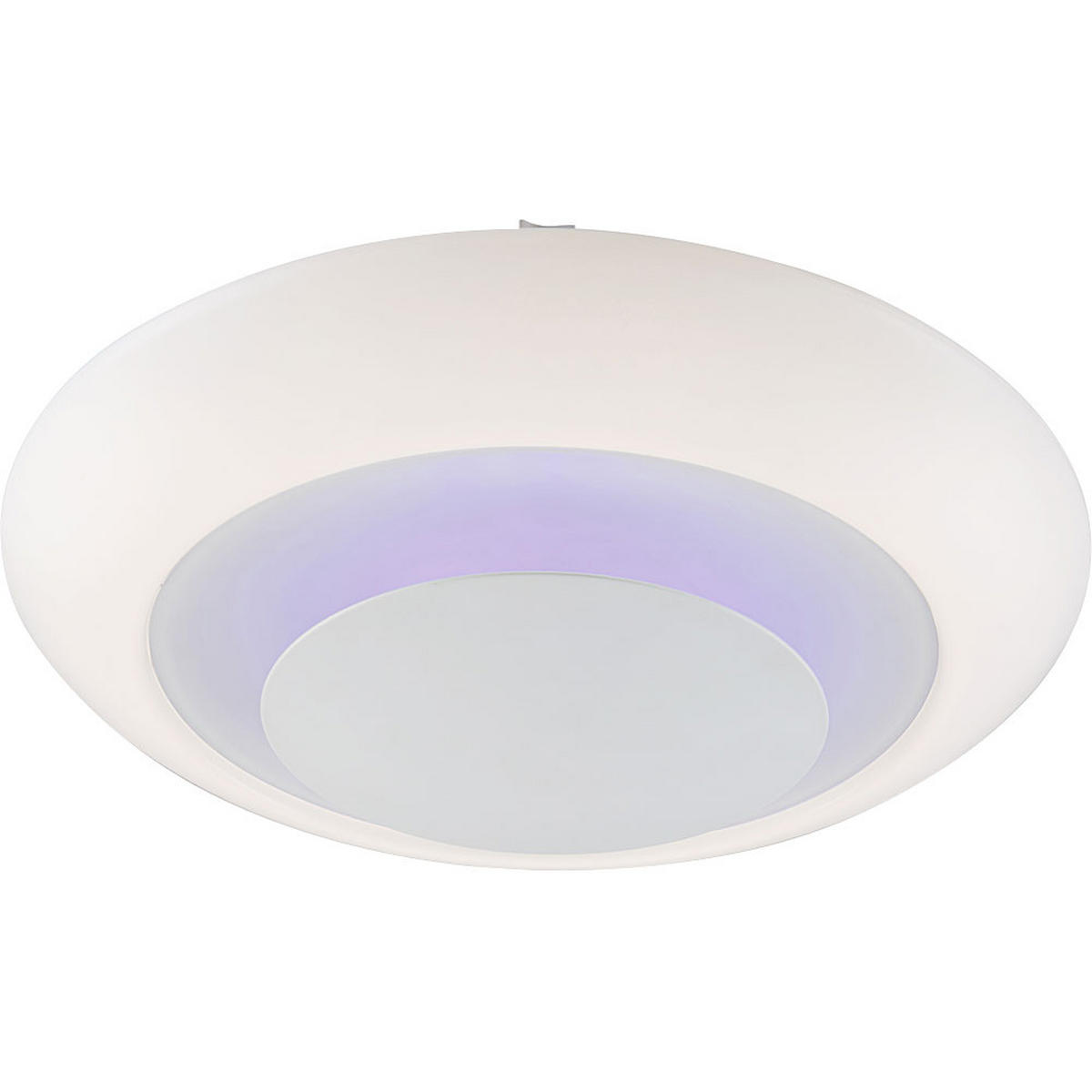 LED DECKENLEUCHTE FERAH Weiß - Weiß, Metall (50/50/11cm) - Globo Lighting