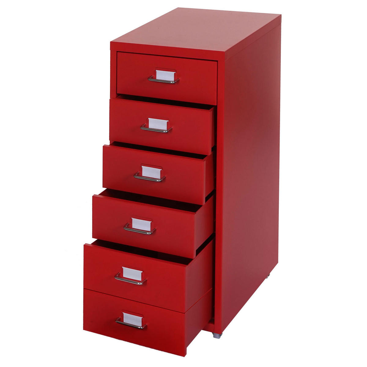 ROLLCONTAINER Rot - Rot, Metall (28/69/41cm) - MCW